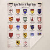 Grootmeesters van de Tempeliers Sherpa Deken (Voorkant)