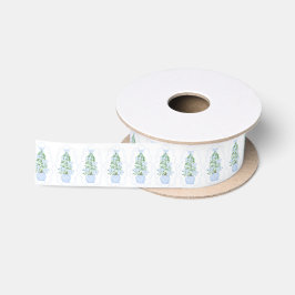Grootmille kerstboom Gingham Bows Ribbon Satijnen Lint