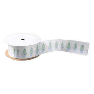 Grootmille kerstboom Gingham Bows Ribbon Satijnen Lint