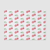 Grootmille Waterverf Cherries Tissuepapier (Voorkant)