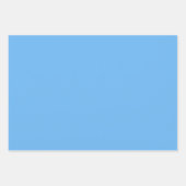 Grootmillennial Blauw Lint Inpakpapier Vel Set (Voorkant 3)