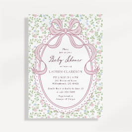 Grootmillennial Boog Baby Shower Uitnodiging