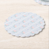 Grootmillenniumbloemen Onderzetter gescand papier (Gekanteld)