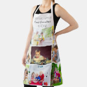 Grootmoeder 9 Photo Collage Kitchen Quote Schort (Insitu)