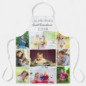 Grootmoeder 9 Photo Collage Kitchen Quote Schort (Voorkant)