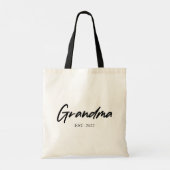 Grootmoeder aangepast Est Jaar minimumaantal Eenvo Tote Bag