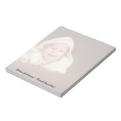 Grootmoeder aangepaste baby foto kleinkind notitieblok (Linkerzijde)