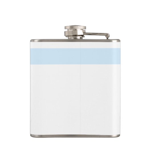 Grootmoeder Aankondiging Blauwe voetafdrukken Zwan Heupfles (Achterkant)