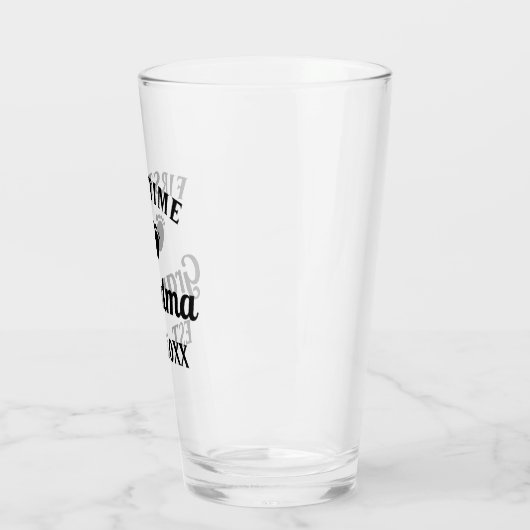 Grootmoeder Abuela Nonna Grammy First Time Grandma Glas (Links)