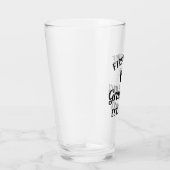 Grootmoeder Abuela Nonna Grammy First Time Grandma Glas (Rechts)