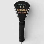Grootmoeder Abuela Nonna Grammy First Time Grandma Golfheadcover (Voorkant)