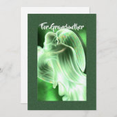 Grootmoeder - Angel Wenskaart Feestdagenkaart (Voorkant / Achterkant)
