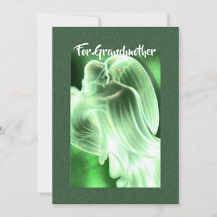 Grootmoeder - Angel Wenskaart Feestdagenkaart