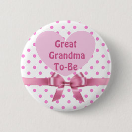 Grootmoeder Baby shower Button