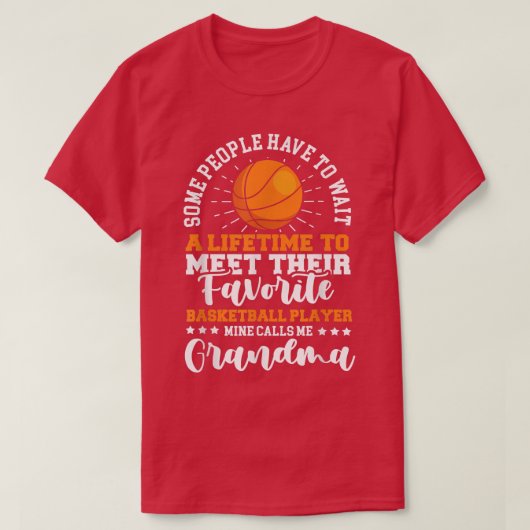 Grootmoeder Basketball E T-shirt (Design voorkant)