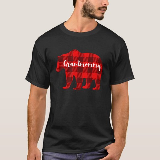 Grootmoeder Beer Kleding grootouders Matchi T-shirt (Voorkant)