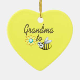 Grootmoeder bij Bee Keramisch Ornament