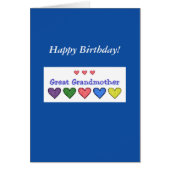 Grootmoeder Birthday GH-kaart (Voorkant)