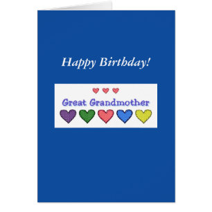 Grootmoeder Birthday GH-kaart