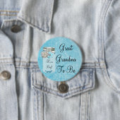 Grootmoeder: Blue Mason Jar Rustic Button (In situ)