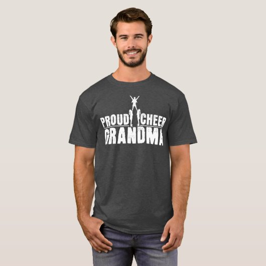 Grootmoeder Cheerleader T-shirt (Voorkant volledig)