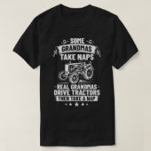 Grootmoeder citeert de Traceur van het Boerderij v T-shirt (Design voorkant)