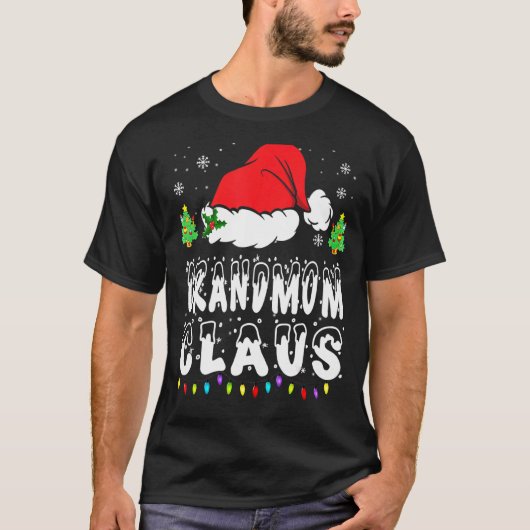 Grootmoeder Claus Familie Matching Grootmoeder Cla T-shirt (Voorkant)