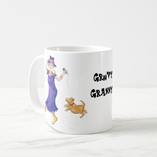 Grootmoeder Coffee Mok (Voorkant links)