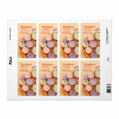 Grootmoeder Cupcakes Moederdag, verticaal, cadeau Etiket (Full Sheet)