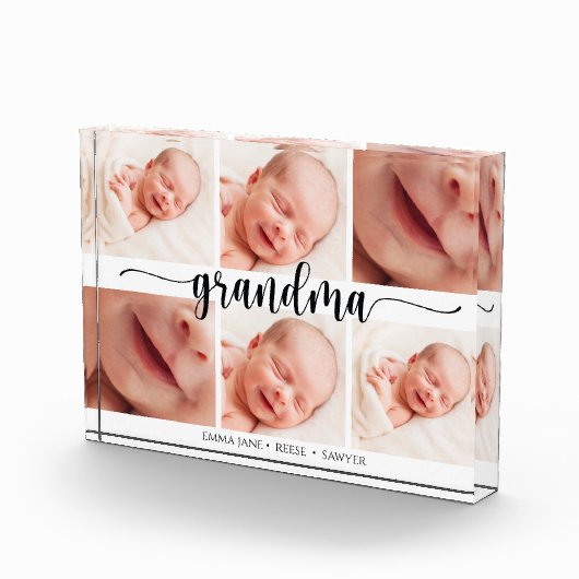 Grootmoeder Dag Foto Collage Foto Blok (Rechts)