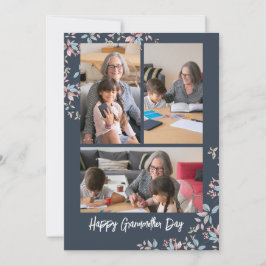 Grootmoeder dag fotocollage Vakantie Kaart