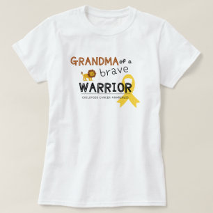 Grootmoeder dappere krijger kanker leeuwen T-Shirt