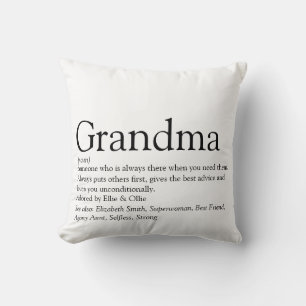 Grootmoeder Definitie foto grootmoeder Kussen