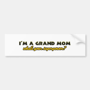 Grootmoeder design bumpersticker