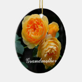 Grootmoeder Drie Gele Roses Ornament (Rechts)