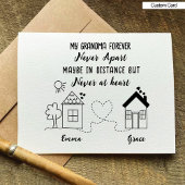 Grootmoeder en Grootdochter Liefde Verjaardag Kaar Kaart