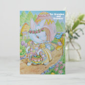 Grootmoeder en grootvaders gepersonaliseerde Kaart (Staand voorkant)