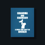 Grootmoeder en kleinzoon een obligatie die kan wor canvas afdruk<br><div class="desc">Grootmoeder en kleinzoon een obligatie die kan worden gebroken</div>