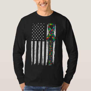Grootmoeder familie van de Amerikaanse vlag T-shirt
