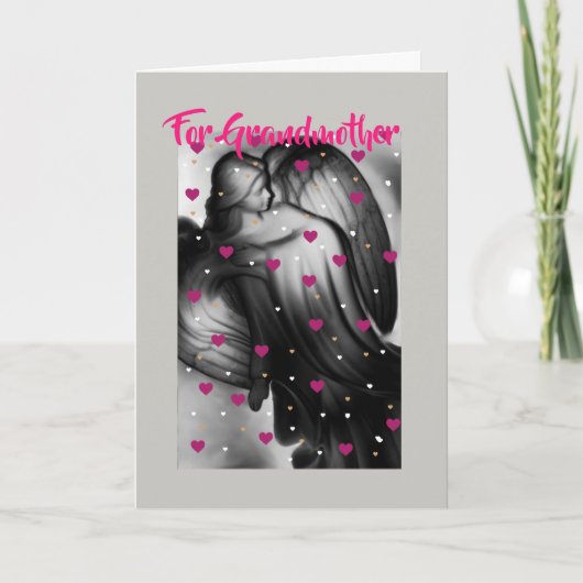 Grootmoeder Feestdagen Kaart (Voorkant)