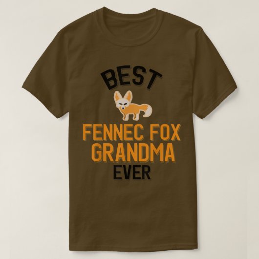 Grootmoeder Fennek Vos T-shirt (Design voorkant)