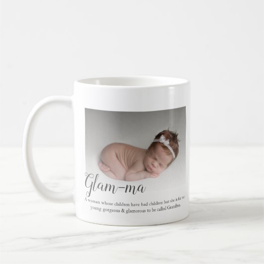 Grootmoeder Foto Glam-ma Koffiemok (Links)