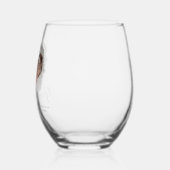 Grootmoeder Foto Glam-ma Wijnglas Zonder Voet (Links)