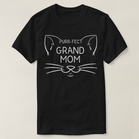 Grootmoeder Funny Cat Lover Grandmomma Kat T-shirt (Design voorkant)