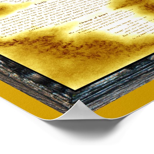 Grootmoeder, geloof, verandering van hart poster (Hoek)