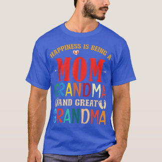 Grootmoeder geluk als moeder grootmoeder en Grea T-shirt