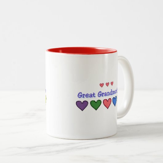 Grootmoeder GH Two-Tone Coffee Mok (Voorkant rechts)