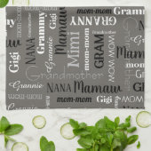 Grootmoeder Granny Kitchen Towels haar Nickname Theedoek (Gevouwen)