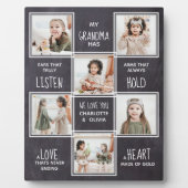 Grootmoeder grootmoeder foto collage fotoplaat (Voorkant)