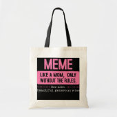 Grootmoeder grootmoeder Meme Funny Definition groo Tote Bag (Voorkant)